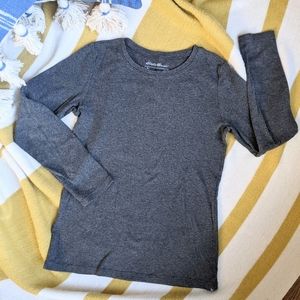 Eddie Bauer women's tee, charcoal grey